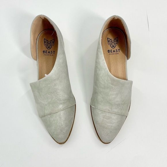 Beast Fashion Carter-05 Gray Slip On Side Cut Out Boot Shoe WOMENS SIZE 6 - Picture 5 of 9